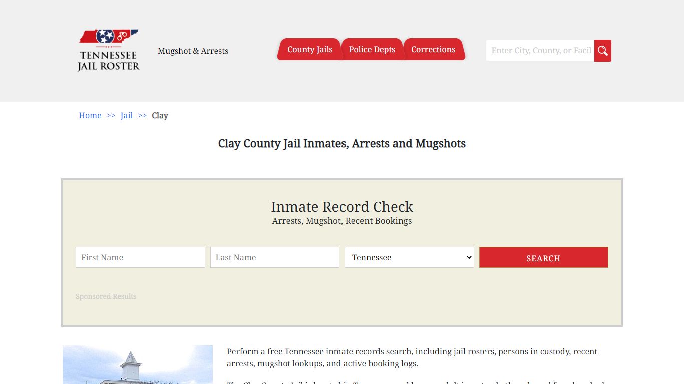 Clay County Jail Inmates, Arrests and Mugshots