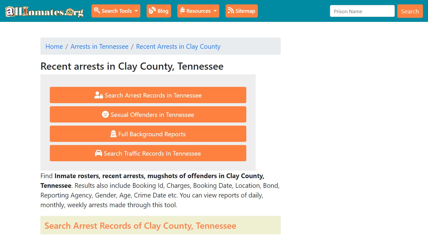 Recent arrests in Clay County, Tennessee | Mugshots, Rosters, Inmates ...